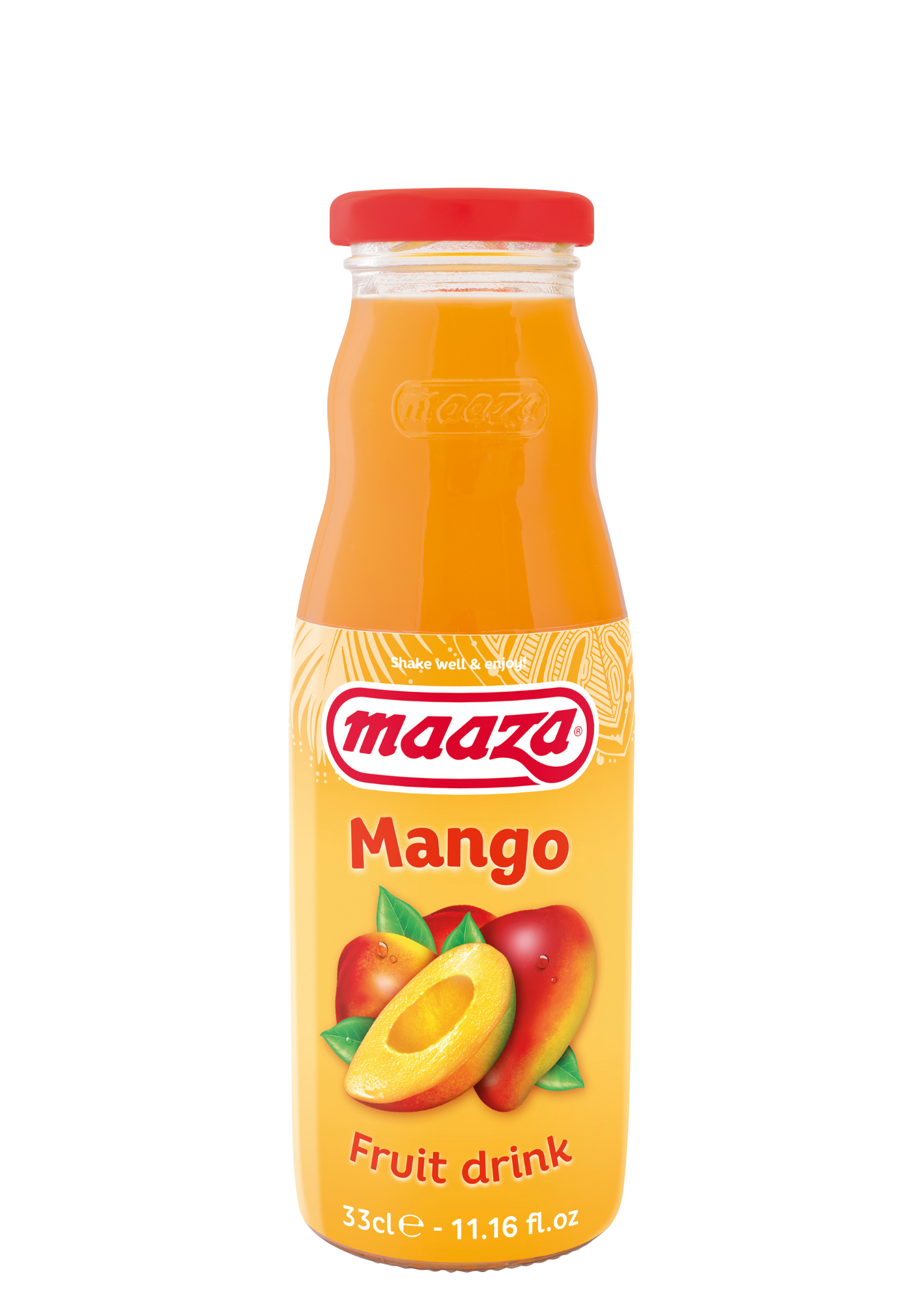 Mangue bouteille de verre 33cl
